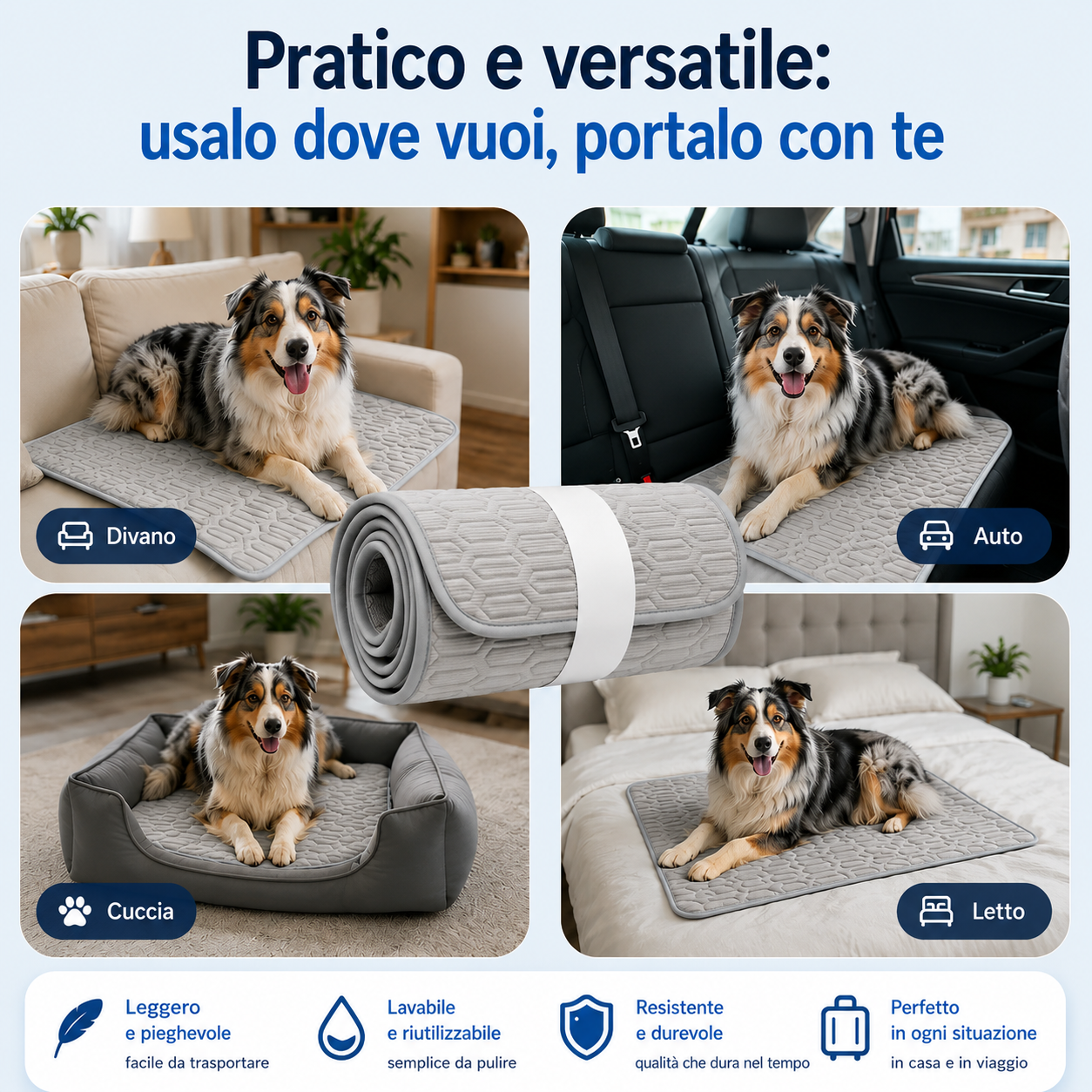 Codallma™ Chill – Il tappetino rinfrescante premium