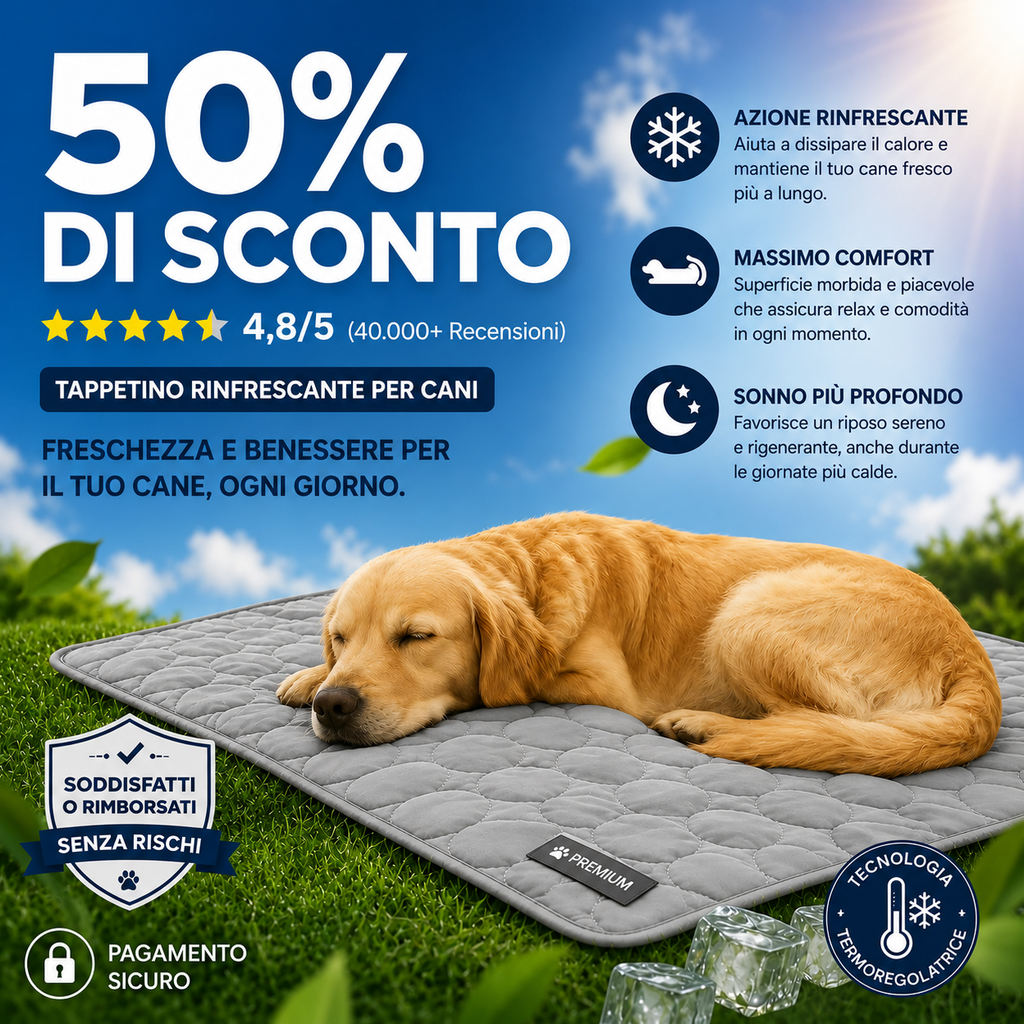 Codallma™ Chill – Il tappetino rinfrescante premium